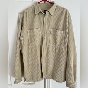 Zara corduroy button up